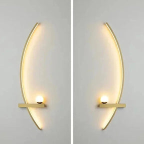 Luminária minimalista LED de parede